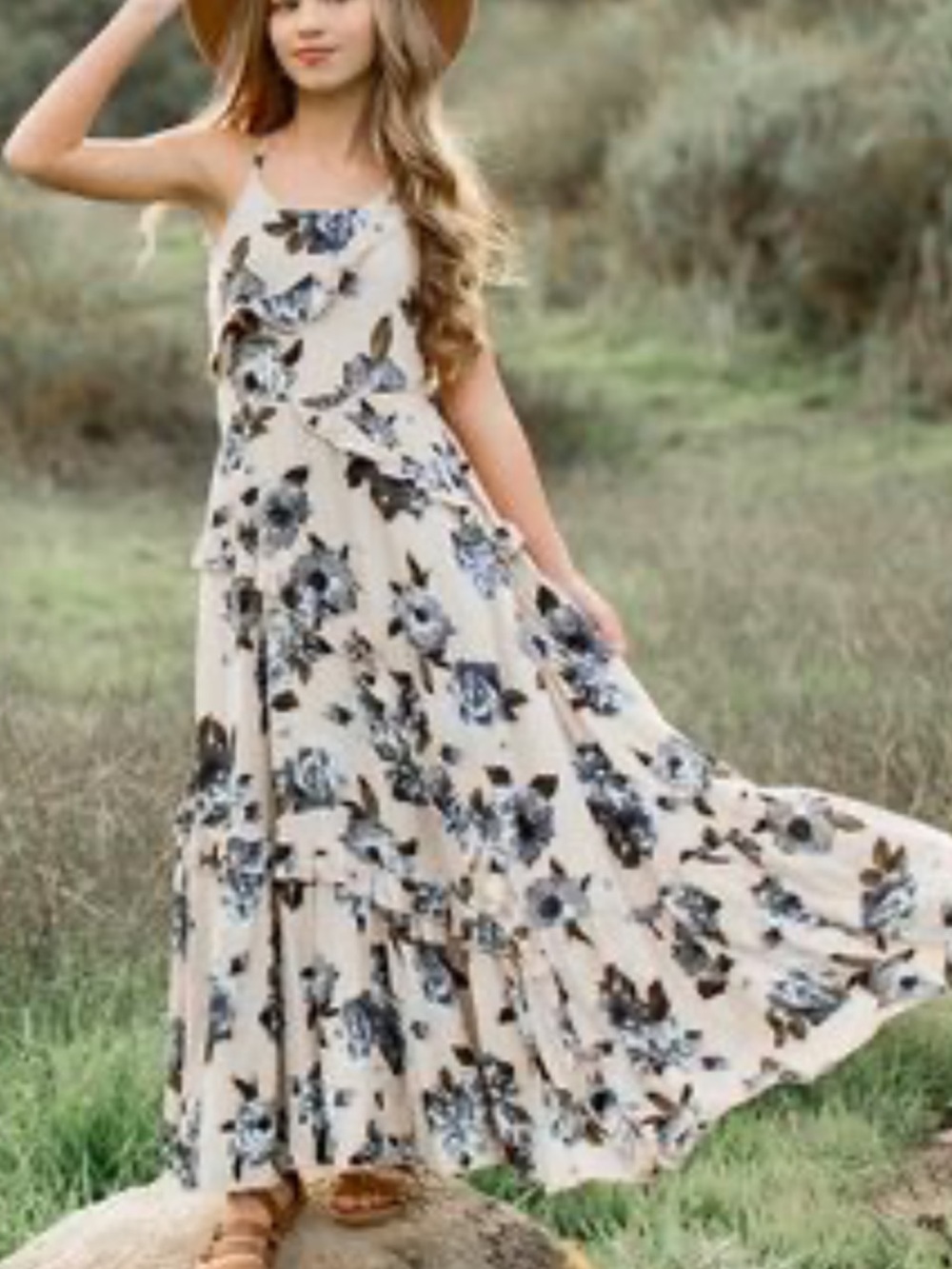 JOYFOLIE MIA JOY Floral CottageCore Dress size 7